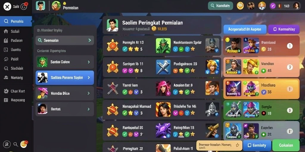 Tampilan antarmuka utama 070SLOT yang menarik.