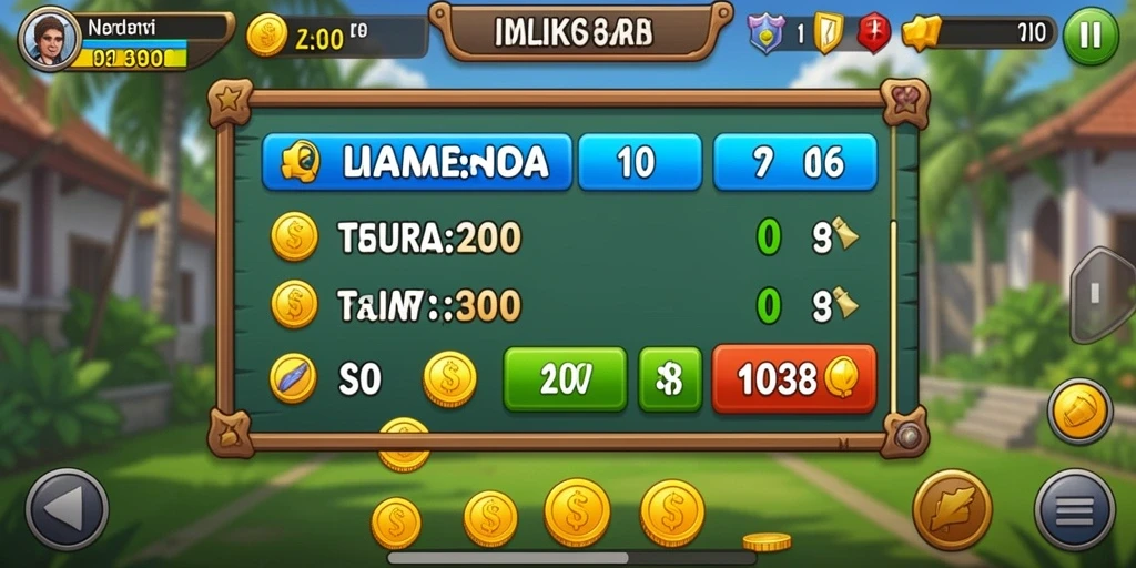 Tampilan menarik dari permainan slot yang tersedia.