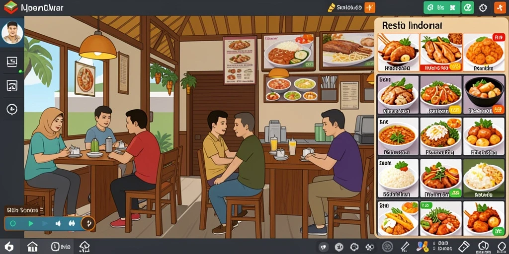 Tampilan awal yang menarik dan informatif.