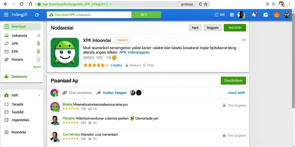 Tampilan awal permainan dengan karakter lucu.