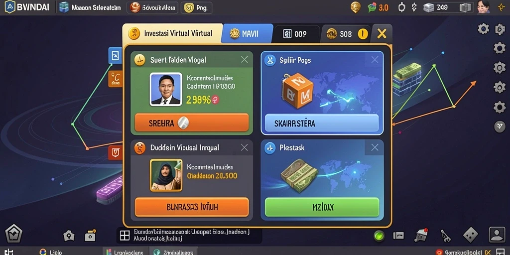 Tampilan antarmuka yang menarik dan modern.