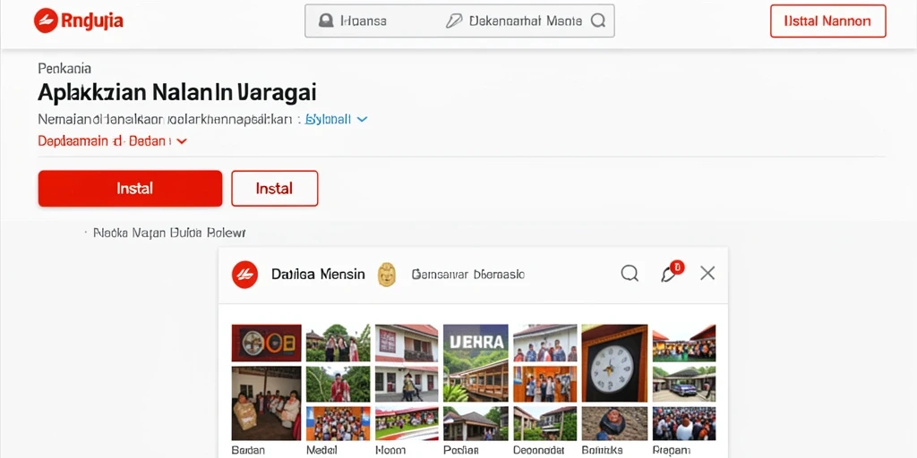 Tampilan antarmuka yang mudah dinavigasi.