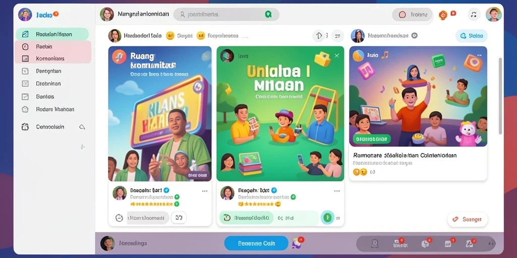 Tampilan antarmuka yang menarik dan intuitif.