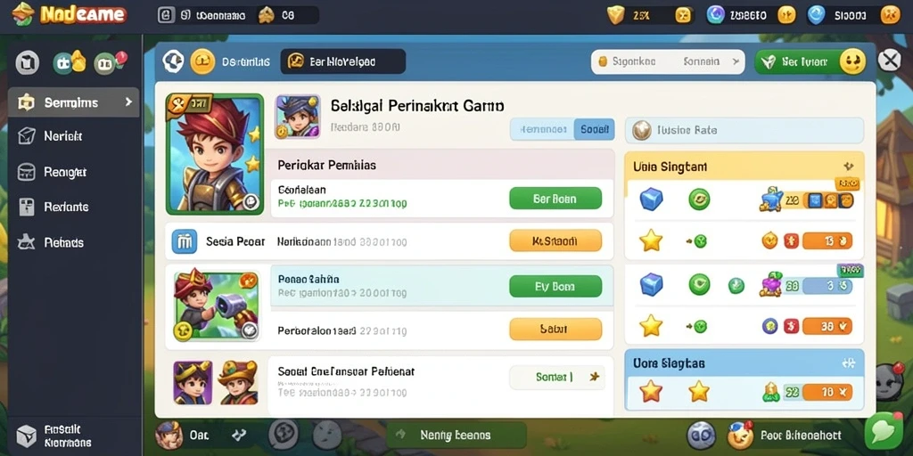 Tampilan antarmuka yang user-friendly dan mudah dinavigasi.