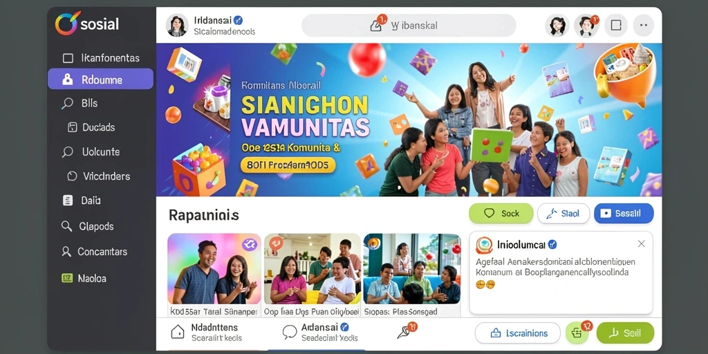 Tampilan antarmuka yang bersih dan intuitif.