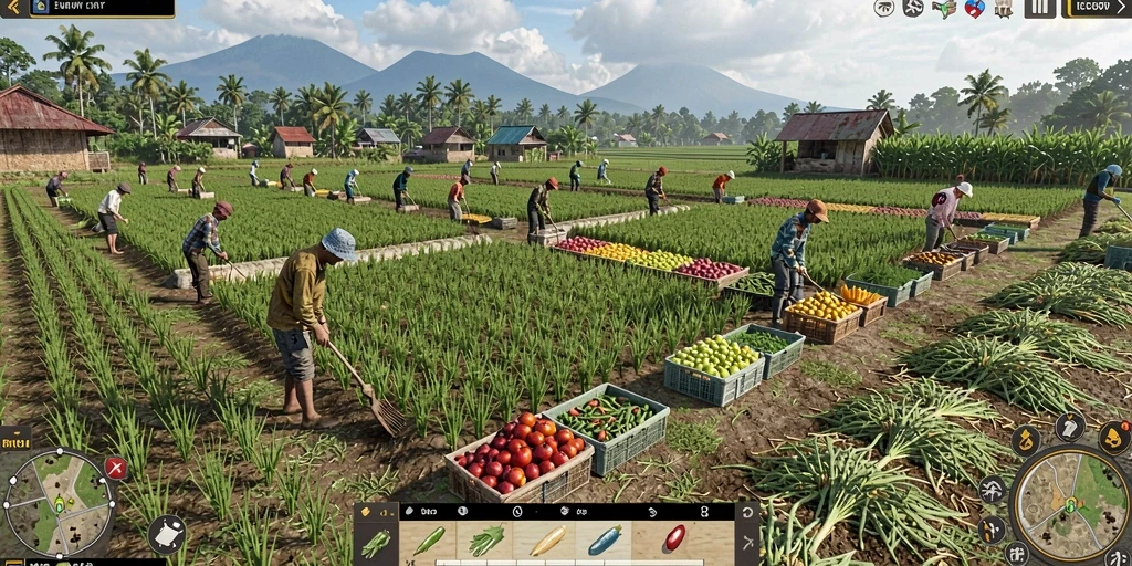 Tampilan menu utama yang menarik dan mudah dinavigasi.