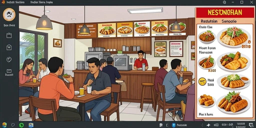 Tampilan antarmuka yang user-friendly dan menarik.