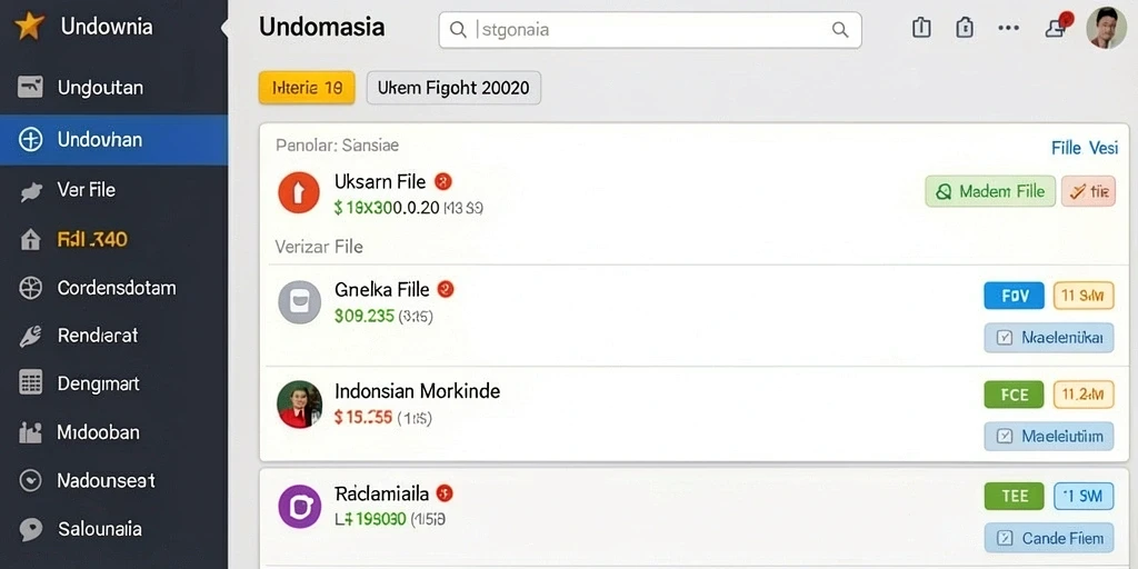 Tampilan antarmuka yang sederhana dan menarik.