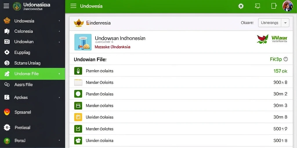 Tampilan antarmuka yang modern dan ramah pengguna.