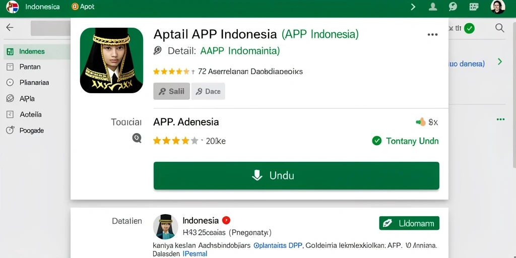 Tampilan antarmuka yang bersih dan menarik.