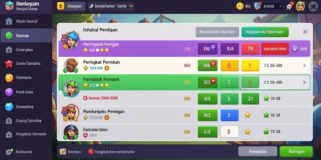 Tampilan antarmuka yang intuitif dan menarik.